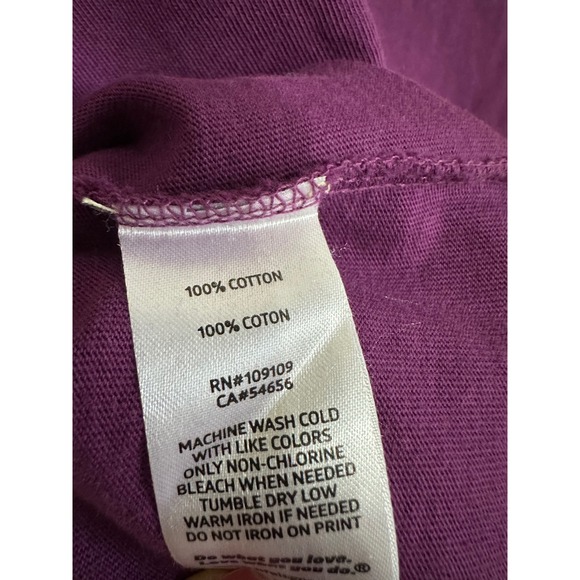 Life is Good Crusher Tee Purple Be Kind To Animals Cat Graphic Shirt XXXL NWT - Picture 4 of 7